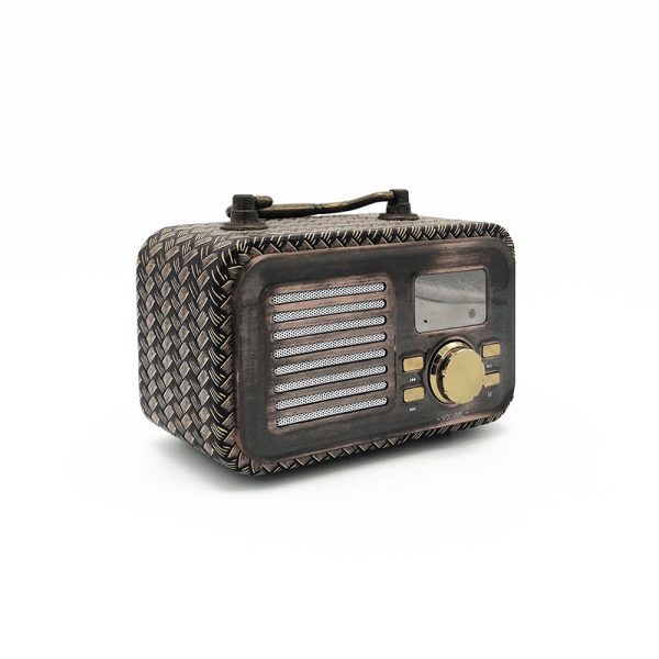 BL16 Bluetooth-Lautsprecher aus Holz im Retro-Stil